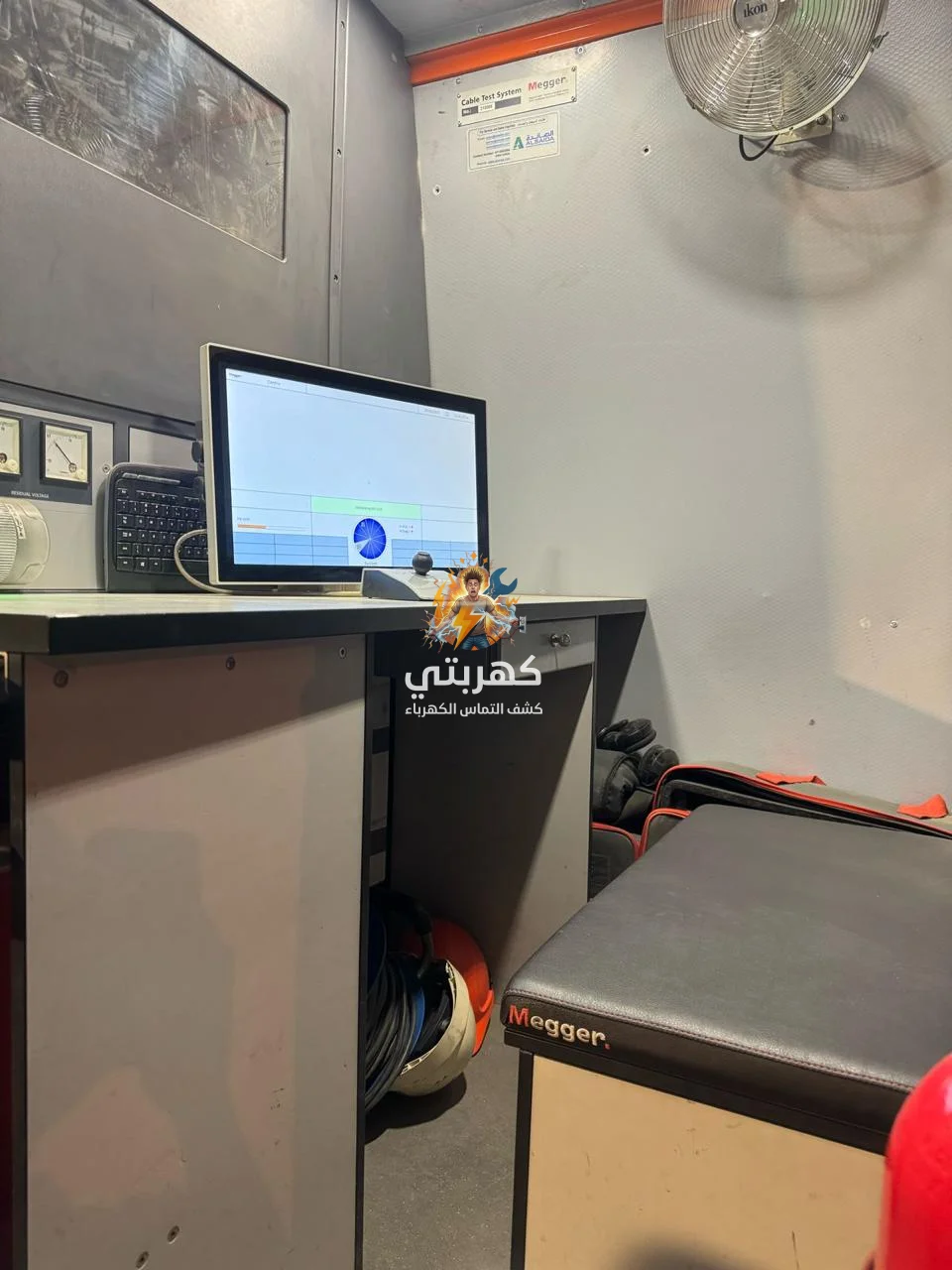 وحدة التحكم في نظام فحص الكابلات Megger Cable Test System